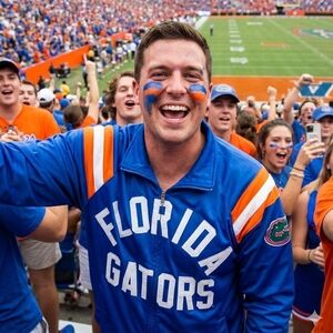 Florida Gators G-III Sports Carl Banks Track Jacket Coat Mens Medium Spell Out